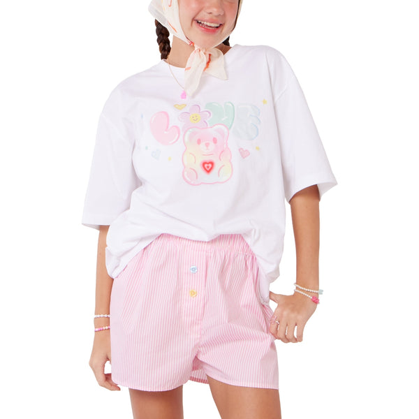 Wacoal Teen เสื้อยืด Oversize พร้อมกางเกงบ็อกเซอร์เข้าชุด รุ่น WV9G03 Wacoal