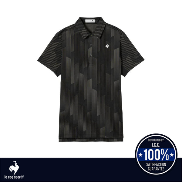 LE COQ SPORTIF GOLF เสื้อกอล์ฟแขนสั้นลายกราฟิกผู้ชาย