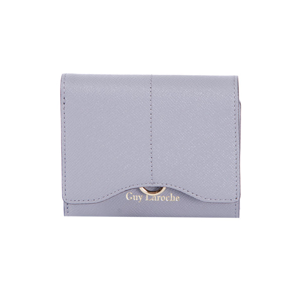 Guy Laroche กระเป๋าสตางค์ผู้หญิง 3 พับสั้น สีเทา รุ่น AGP09112S6GYS ICCSHOPPING