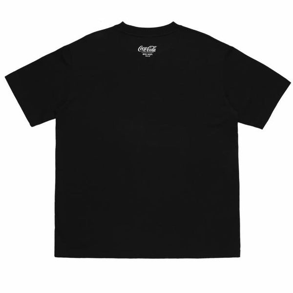 era-won T-Shirt Oversized era-won เสื้อยืดเอราวอนโอเวอร์ไซส์แขนสั้น สำหรับคุณผู้ชาย สกรีน x Coca Cola สี ดำ ICCSHOPPING