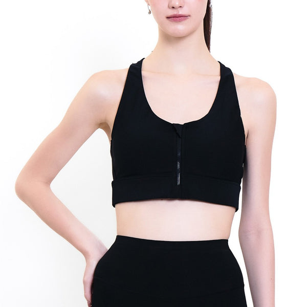 Wacoal Motion Wear บราออกกำลังกายแบบรูดซิปด้านหน้า รุ่น WR3464 Wacoal