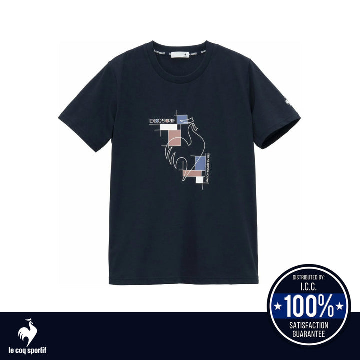 Le Coq Sportif เสื้อยืดแขนสั้น Helanca Sunscreen NIR ICCSHOPPING
