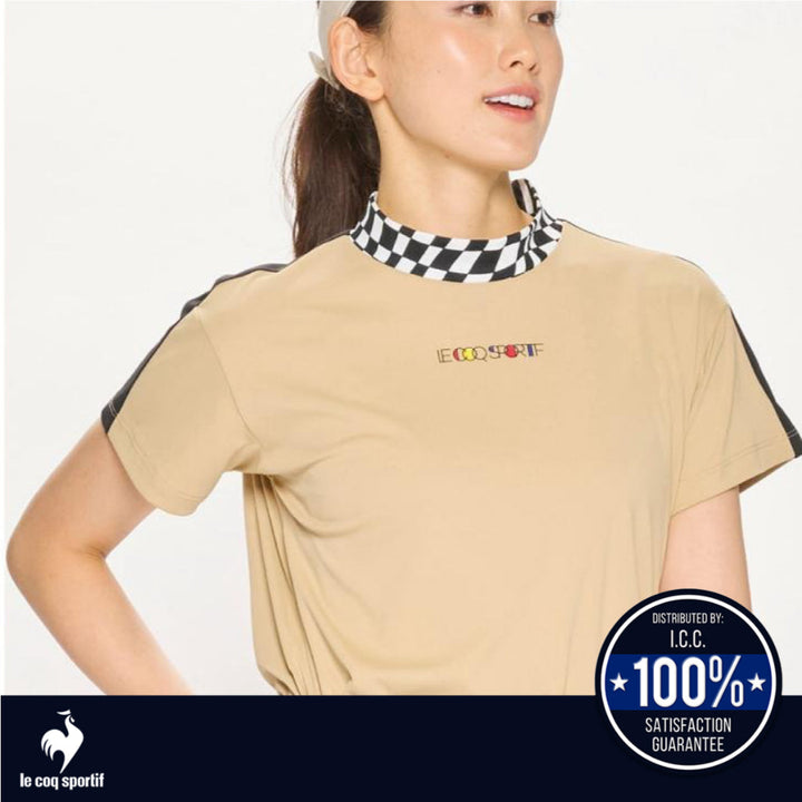 Le Coq Sportif Golf เสื้อกอล์ฟคอตั้งแขนสั้นผู้หญิง ICCSHOPPING