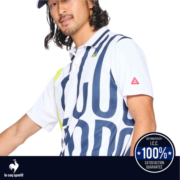 Le Coq Sportif Golf เสื้อโปโลกอล์ฟผู้ชาย แขนสั้น Le Coq Sportif