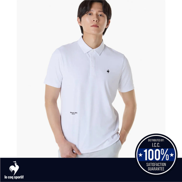 Le Coq Sportif Golf เสื้อโปโลกอล์ฟผู้ชาย แขนสั้น Le Coq Sportif