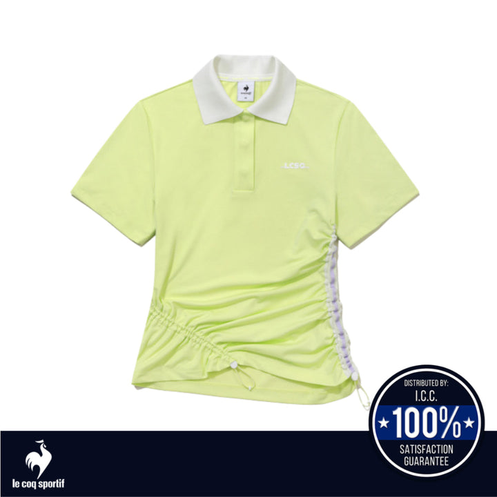 Le Coq Sportif Golf เสื้อโปโลผู้หญิง แขนสั้น (เสื้อกอล์ฟ, เสื้อแขนสั้นผู้หญิง, เสื้อกันแดดกอล์ฟ) ICCSHOPPING