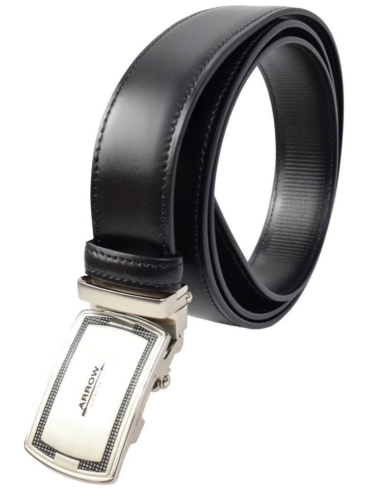 ARROW  เข็มขัดหัว Auto Belt (หนังวัวแท้) สีน้ำตาล , สีดำ รุ่น MYCB606 ICCSHOPPING