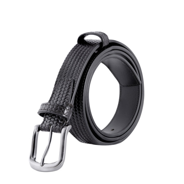 Guy Laroche เข็มขัดหัวเข็มหนังผู้ชาย สีดำ รุ่น MGB0024PS6BL41 ICCSHOPPING