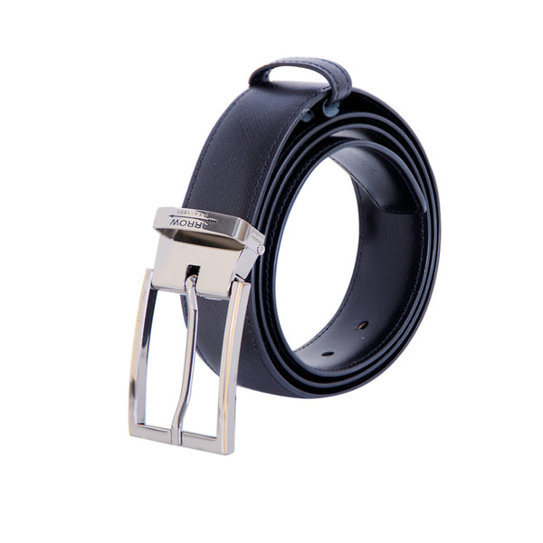 ARROW เข็มขัดผู้ชาย หัวหมุด Pin Belt (หนังวัวแท้จากอิตาลี)  สีน้ำตาล มี 2 ขนาดความยาวให้เลือก  รุ่น MYCB126 ICCSHOPPING