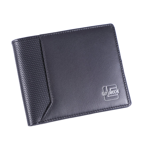 Guy Laroche กระเป๋าสตางค์หนัง 8 การ์ด สีดำ รุ่น MGW08416S6BLS