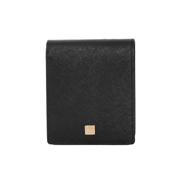 Guy Laroche กระเป๋าสตางค์ผู้หญิง พับสั้น 6 CARD + ช่องใส่เหรียญ สีดำ รุ่น AGP0862CS6BLS