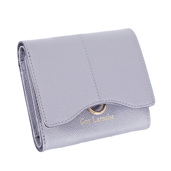 Guy Laroche กระเป๋าสตางค์ผู้หญิง 3 พับสั้น สีเทา รุ่น AGP09112S6GYS