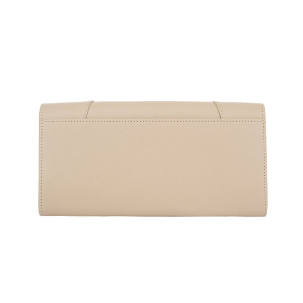Guy Laroche กระเป๋าสตางค์หนัง 2 พับยาว สีครีม รุ่น AGP10142W6CRL ICCSHOPPING