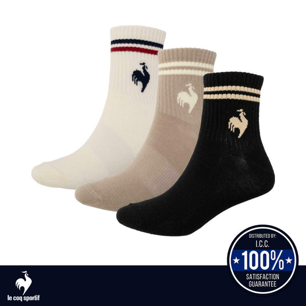 Le Coq Sportif ถุงเท้าสั้นแพ็ค 3 คู่ (sock, sport) ICCSHOPPING