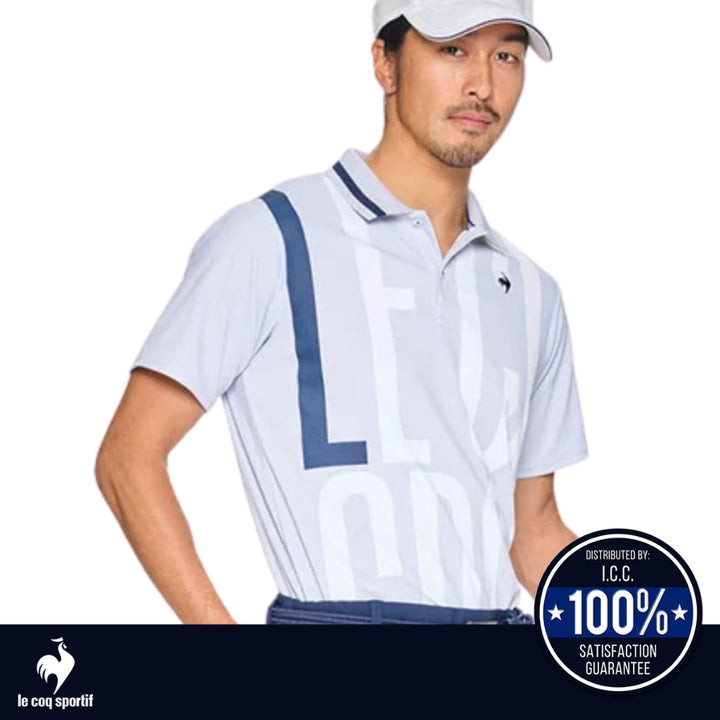 Le Coq Sportif Golf เสื้อโปโลกอล์ฟผู้ชาย แขนสั้น Le Coq Sportif