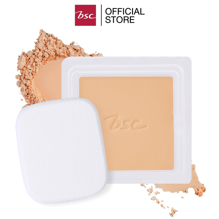 BSC SUPER EXTRA COVER HIGH COVERAGE SPF35 PA+++ ( REFILLตลับรีฟิล) เครื่องสำอาง แป้ง พัฟ BSC Cosmetology