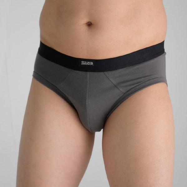 era-won กางเกงในไข่สะอาด Zinc Plus Anti-bacteria Underwear ทรง bikini สี GREY 2 ชิ้น