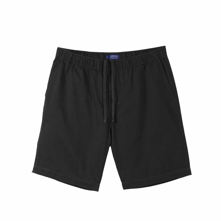 ARROW SHORT PANTS  กางเกงขาสั้นเอวยางยืด สีดำ  รุ่น-MHCC2C1W4CSBLM1 ICCSHOPPING