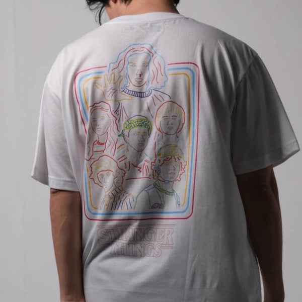 era-won เสื้อยืดเอราวอนแขนสั้น T-Shirt Oversize สกรีน era-won x stranger things สี WB