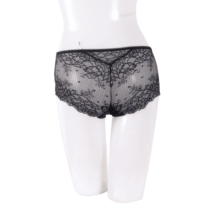 BSC กางเกงในแบรนด์BSC Lingerie รูปแบบ BOY LEG ผ้าตาข่ายแต่งลูกไม้ รุ่น BU5112 ICCSHOPPING