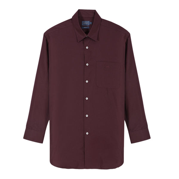 ARROW เสื้อเชิ้ต Non Iron แขนยาว ทรง Comfort Fit สีเลือดหมู รุ่น MACC763 MR