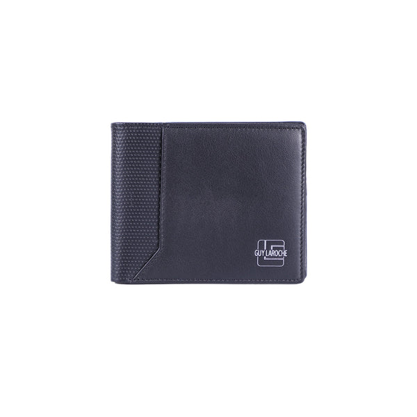 Guy Laroche กระเป๋าสตางค์หนัง 8 การ์ด สีดำ รุ่น MGW08416S6BLS ICCSHOPPING