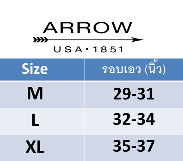 ARROW COTTON 100% BIKINI กางเกงชั้นในของสุภาพบุรุษ (ดำ,เทา,น้ำเงิน 1 PACK 3ตัว) ARROW