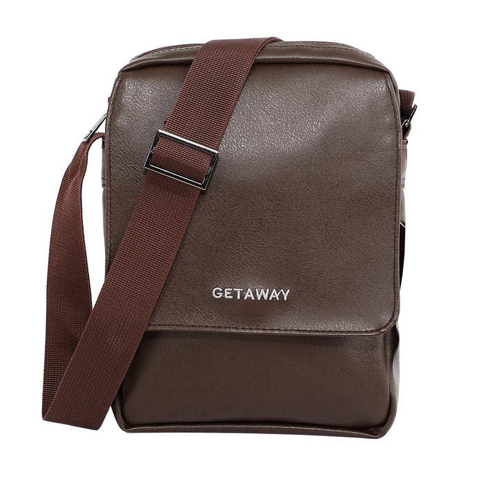 GETAWAY กระเป๋าหนัง PVC สะพายข้าง-ใบใหญ่ทรงตั้ง น้ำหนักเบา สะดวกในการใช้งาน Arrow Lite