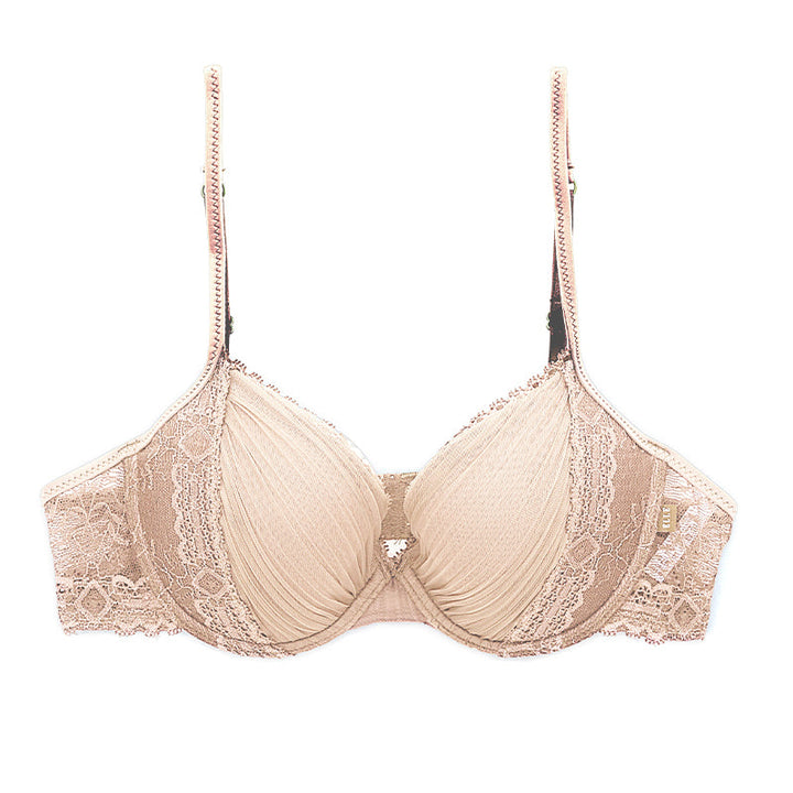 ELLE Lingerie Molded bra Pleat ยกทรงรูปแบบเสริมฟองน้ำ - LB6541 Elle