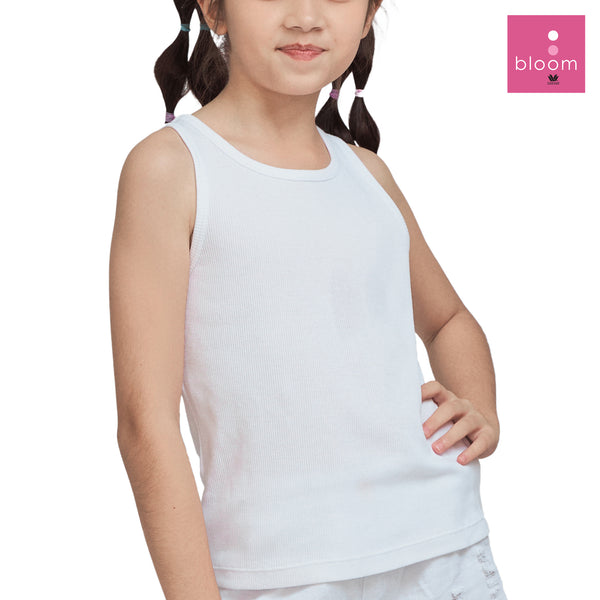 Wacoal Bloom Bra Step 1 ชุดชั้นในสำหรับเด็ก เสื้อทับตัวยาว แบบเรียบ Pack 2 ชิ้น รุ่น WH6G22