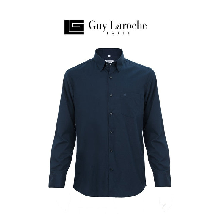 Guy Laroche เสื้อเชิ้ตคอปกสีพื้น Slim fit รุ่นขายดี (BAB6200P3) Guy Laroche