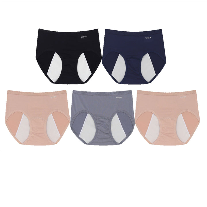 Wacoal Panty Half Hygieni Night กางเกงในอนามัย ครึ่งตัว 1 Pack 5 pcs รุ่น WU5E01/WU5F01 Wacoal
