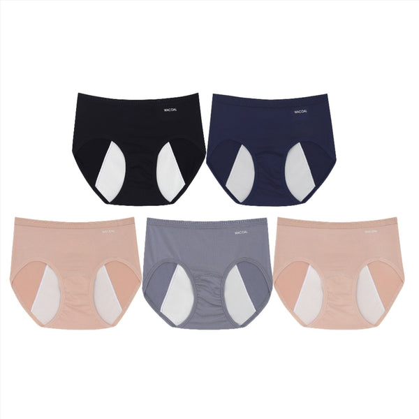 Wacoal Panty Half Hygieni Night กางเกงในอนามัย ครึ่งตัว 1 Pack 5 pcs รุ่น WU5E01/WU5F01 Wacoal
