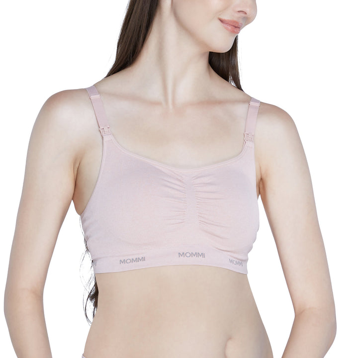 Wacoal Maternity Mommi Bra บราไร้โครง สำหรับให้นมบุตร คุณแม่ตั้งครรภ์และคุณแม่หลังคลอด รุ่น WM1Y02 Wacoal