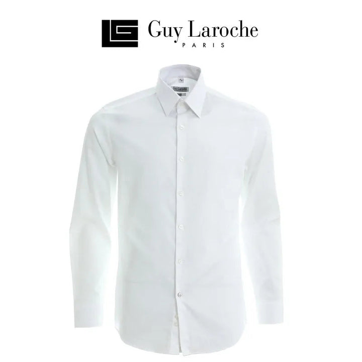 Guy Laroche เสื้อเชิ้ตคอปกสีพื้น Slim fit รุ่นขายดี (BAB6200P3) Guy Laroche