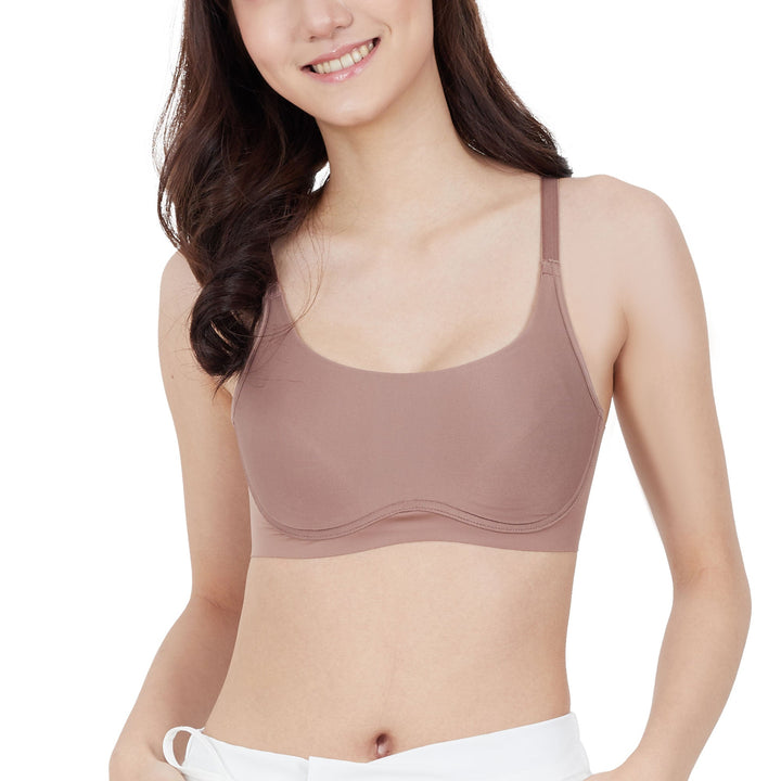 Wacoal Smart Size New Normal Bra บราไร้โครง ฟองน้ำบาง รุ่น WB5X43 Wacoal