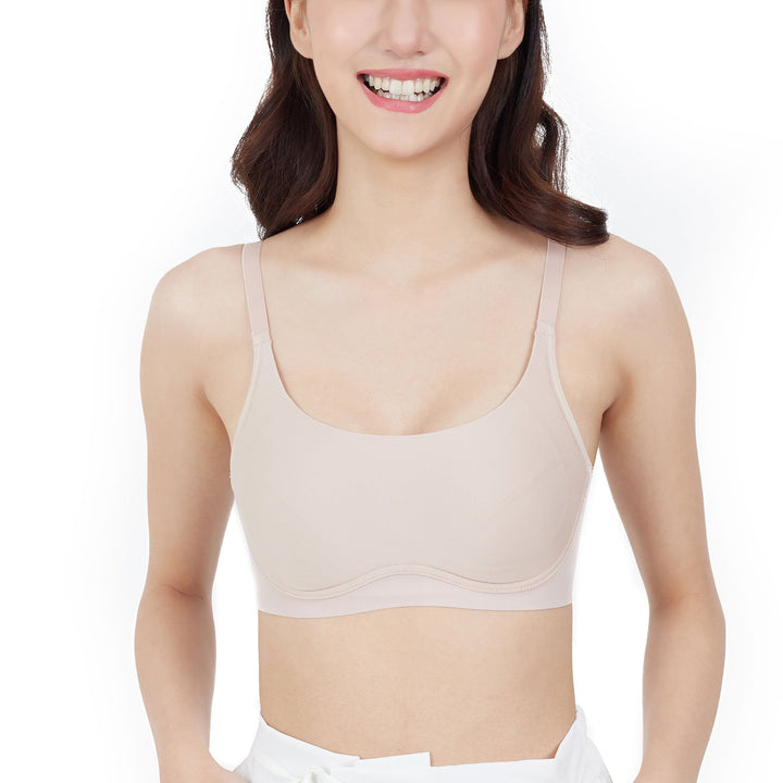 Wacoal Smart Size New Normal Bra บราไร้โครง ฟองน้ำบาง รุ่น WB5X43 Wacoal