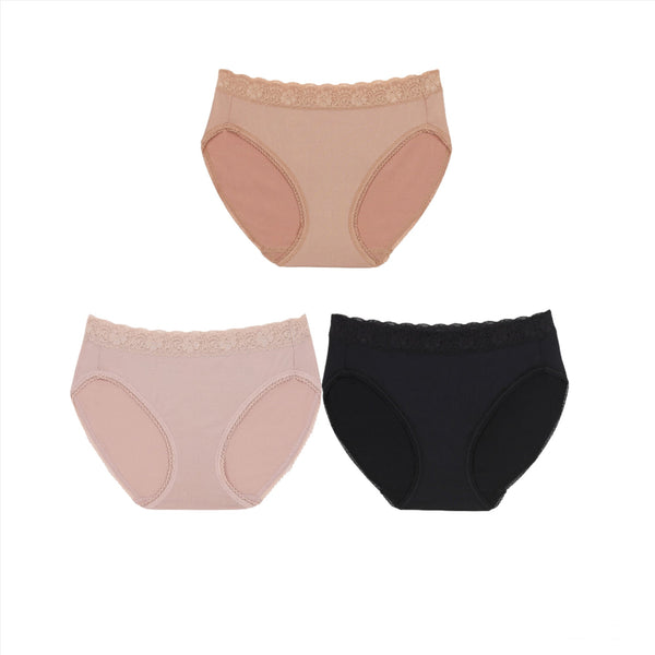 Wacoal Value Pack Bikini Panty กางเกงในใส่สบาย รูปแบบบิกินี่ 1 Pack 3 pcs รุ่น WU1C35/WU1T35