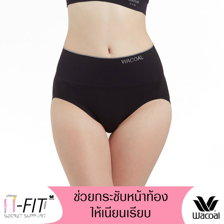 Wacoal Panty Short H-Fit กางเกงใน ไร้ตะเข็บ เต็มตัว รุ่น WU4998 Wacoal